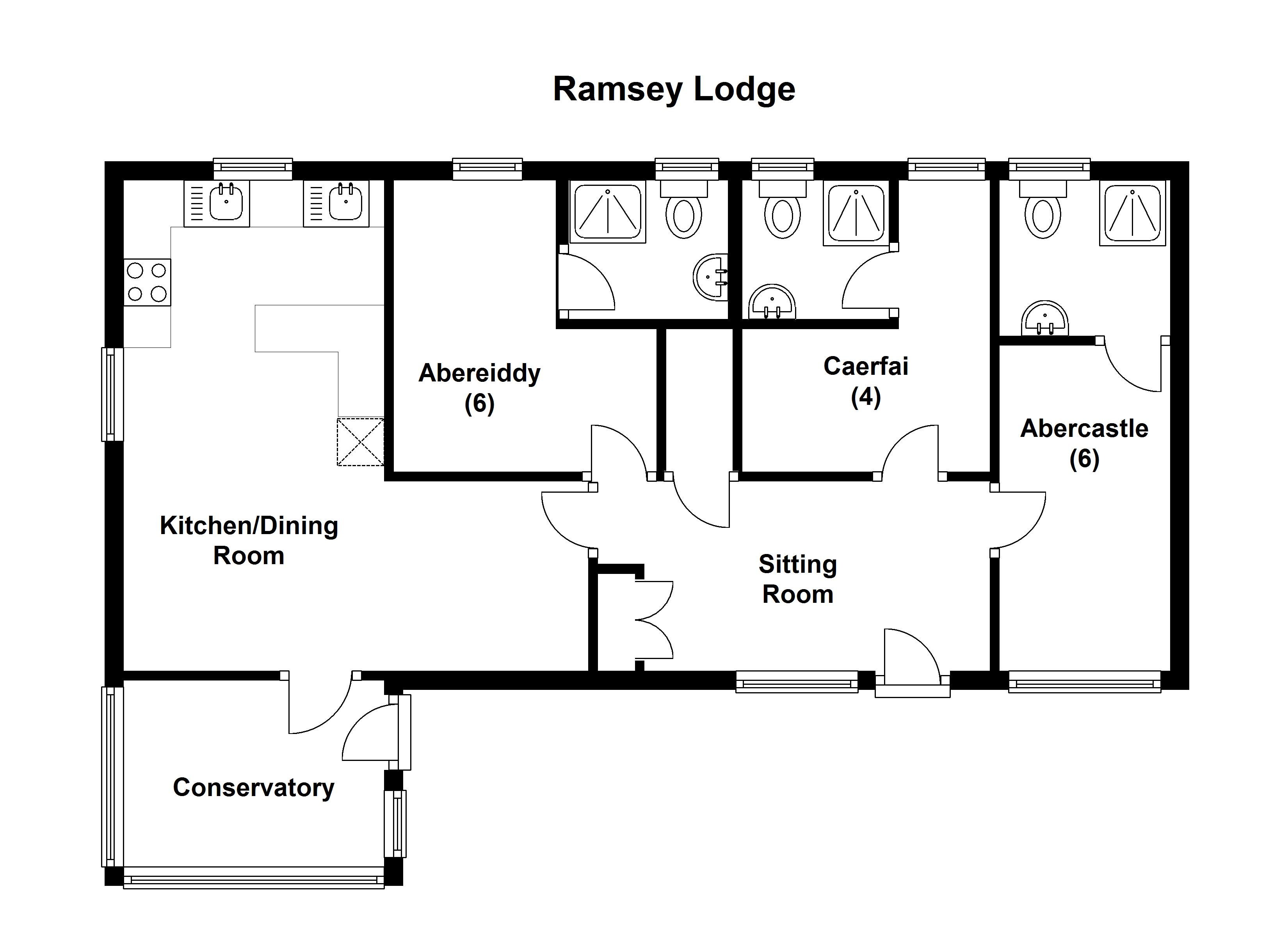 Ramsey Lodge floorplan